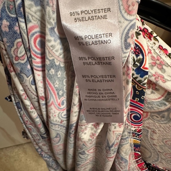 NEW Avenue Tank Top Plus Size 30/32 Sleeveless Embellished Beaded Camisole - Picture 9 of 9